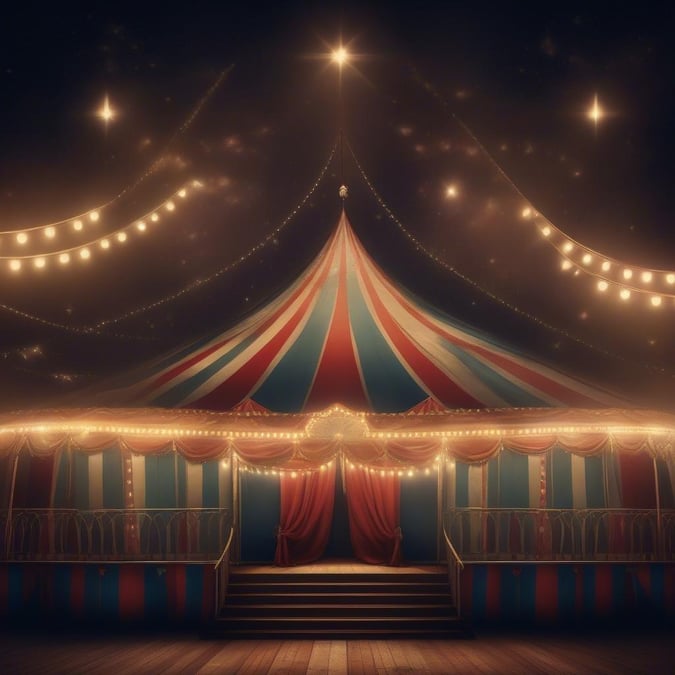 Step right up and experience the magic of the circus under the stars.