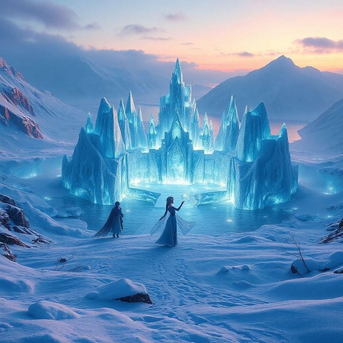 Step into a magical world of wonder and enchantment with this stunning fantasy scene.