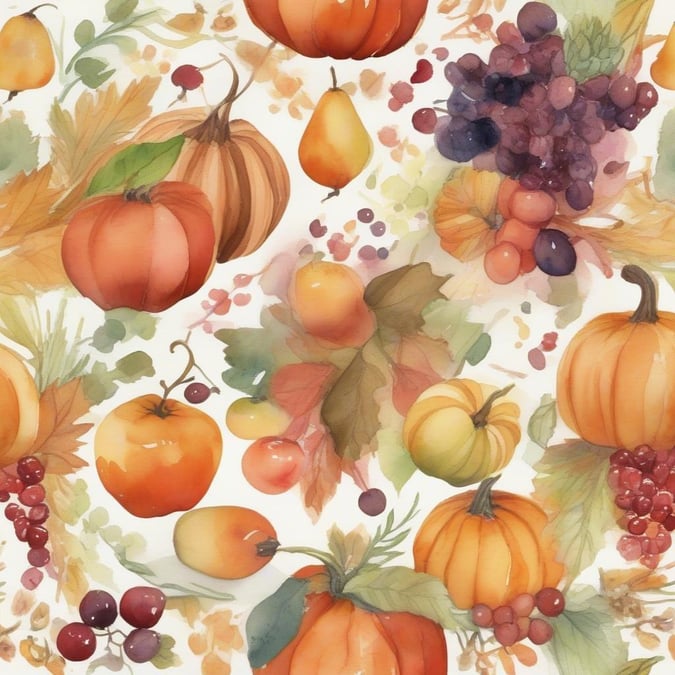 Add a touch of autumnal charm to your device with this beautiful Thanksgiving wallpaper, perfect for celebrating the harvest season.