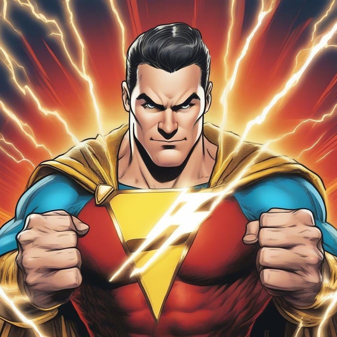 This wallpaper features the iconic comic book hero, The Flash, captured in mid-action as he uses his superhuman speed to create a dynamic effect around him. His muscular physique and determined expression are highlighted against a vibrant background that bursts with energy, embodying the lightning-fast nature of this legendary character.