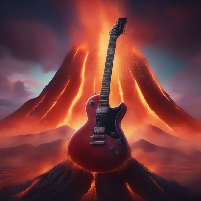 Experience the heat and power of rock 'n roll against the backdrop of a fiery island.