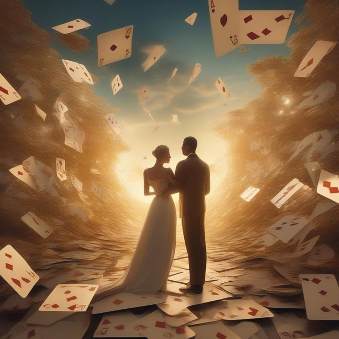 This Valentine's Day, be the King and Queen of your own love story. Embrace the romance and let the cards fly high with your partner.