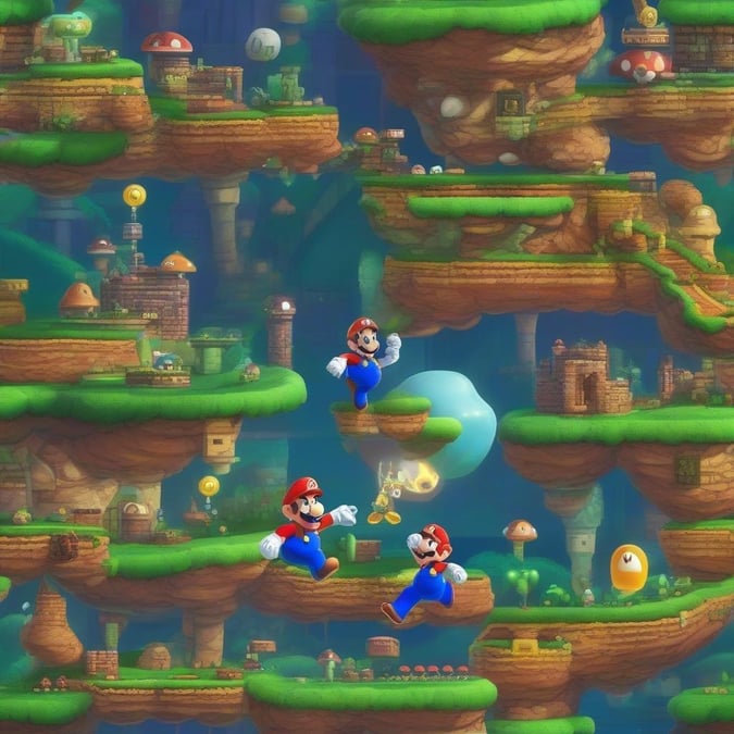 Join Mario and Luigi on an adventure through the iconic world of Super Mario Brothers. Jump over obstacles, collect coins, and battle bosses in this colorful platformer.