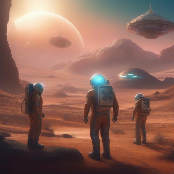 Explore the red planet with these astronauts on a mission to discover new worlds.