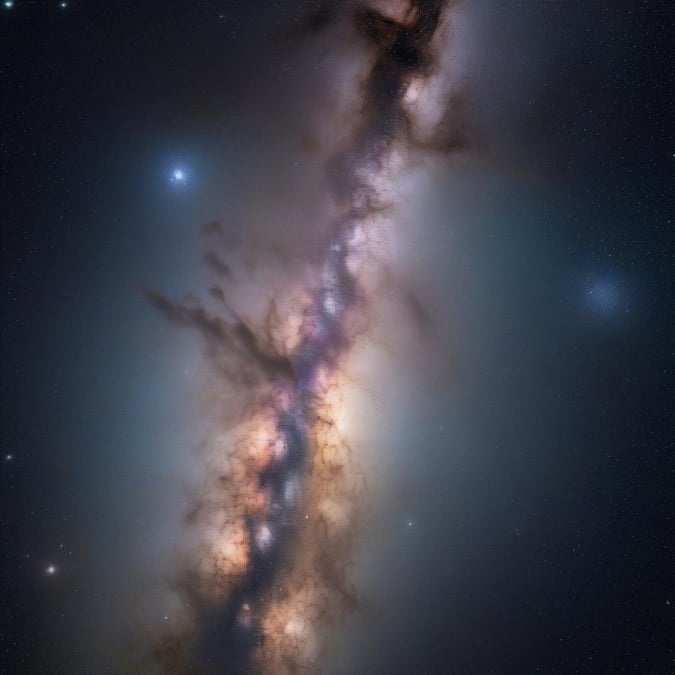 This vibrant nebula in space offers a stunning night sky backdrop. The cosmic spectacle of clouds and stars brings the galaxy right to your desktop.