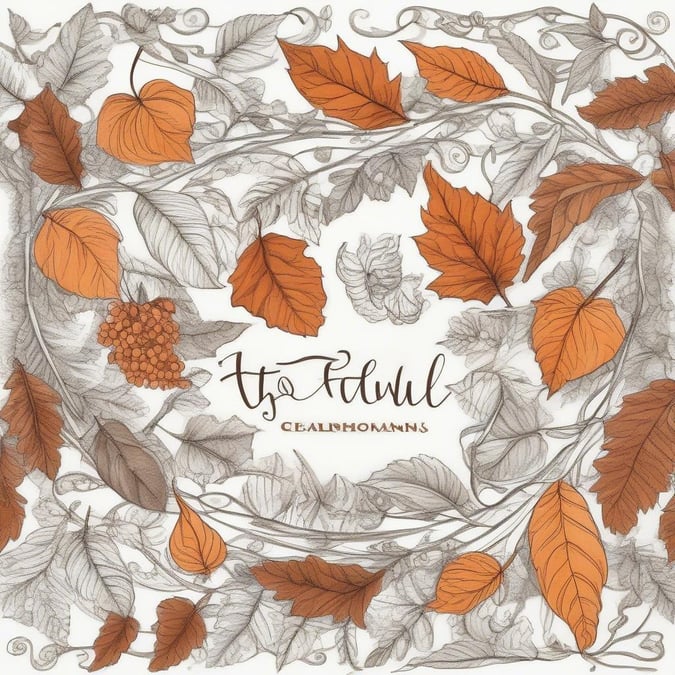 This beautiful wallpaper is perfect for the Thanksgiving season, with a stunning design that captures the essence of the holiday.