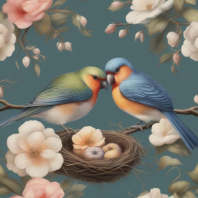 This beautiful wallpaper captures the essence of love and romance, perfect for any wedding or anniversary celebration.