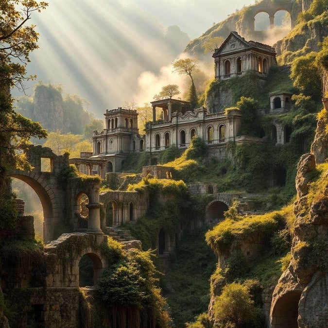 Surrounded by nature, this ancient mountain village exudes an air of tranquility and timelessness. The architecture blends seamlessly with the rugged landscape, a testament to human ingenuity harmonizing with the natural world.