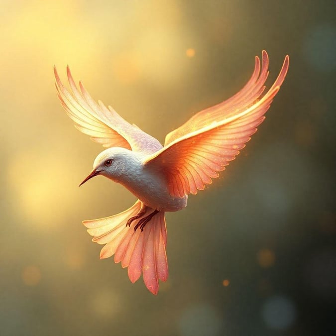 This stunning wallpaper features a bird in flight, set against a serene background. The image captures the beauty of nature and the freedom of flight, making it a perfect choice for anyone who loves music and the great outdoors.