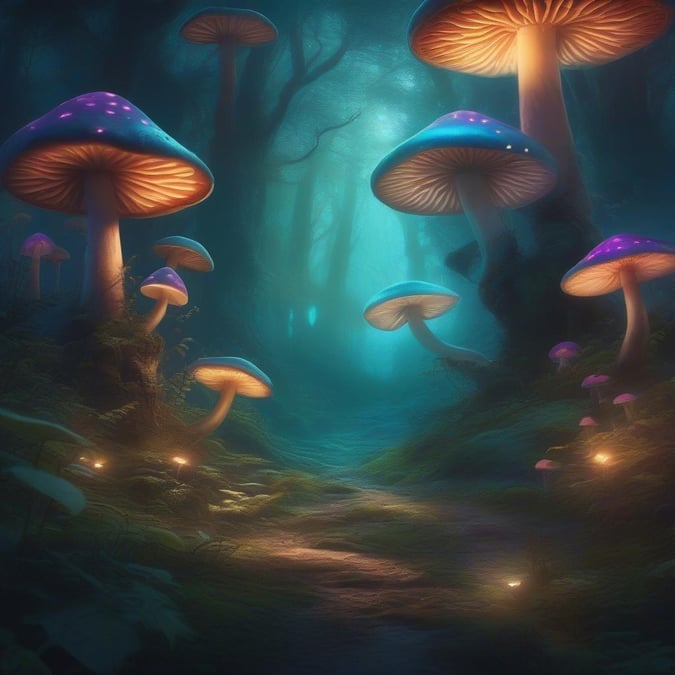 A mystical forest journey in the gaming world.