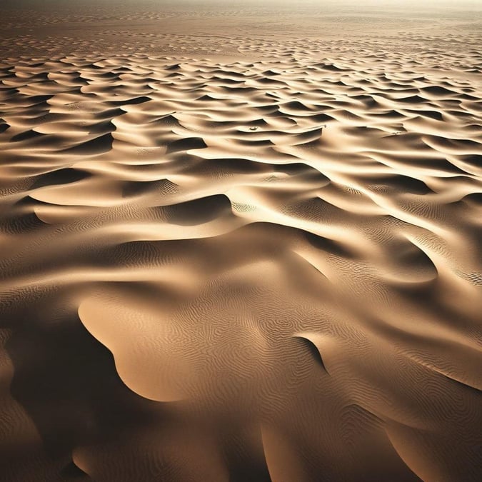 A serene black and white view of sand dunes in the Sahara, capturing the stark beauty of this desert landscape.