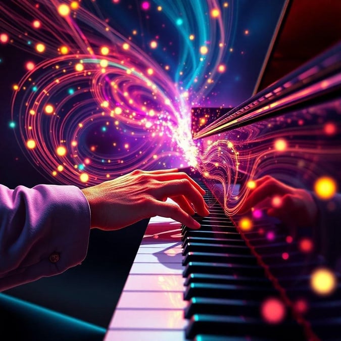 Unlock your inner virtuoso as you play this celestial piece. The swirling nebula of notes dances around your fingertips, leading to a symphony that can only be described as cosmic.