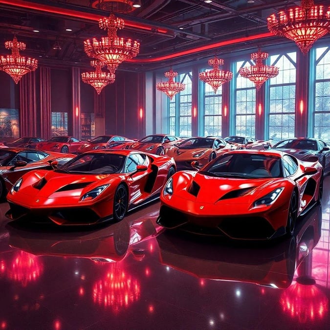 Get ready to rev your engines. Explore an array of luxury sports cars, each with a unique character.