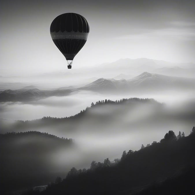 This stunning black and white landscape wallpaper captures the essence of nature's beauty, with a serene stream flowing through a lush forest, surrounded by towering trees and vibrant wildflowers. The soft, ethereal light adds to the tranquil atmosphere, making it the perfect desktop or mobile wallpaper for anyone looking to bring a touch of serenity to their device.