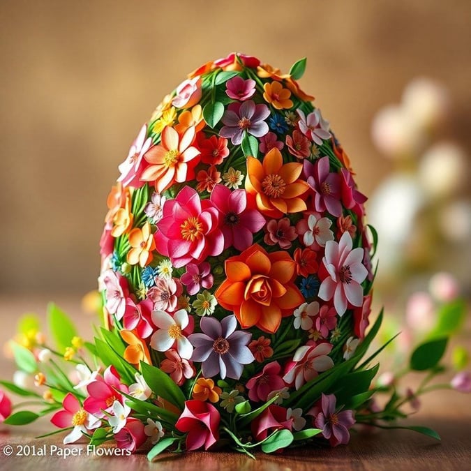 A colorful Easter decoration that brings joy to any celebration.