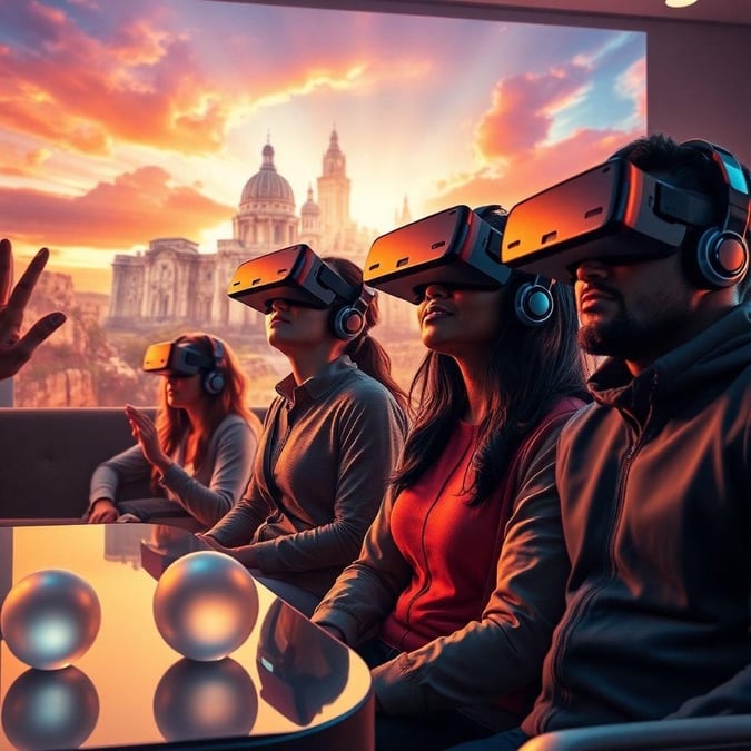 Immerse yourself in a world of endless possibilities with this captivating virtual reality wallpaper. Perfect for tech enthusiasts and adventure seekers alike, this stunning image transports you to new dimensions and lets you explore the future of technology.