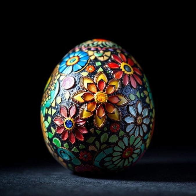 This beautiful Easter egg wallpaper is perfect for adding a touch of springtime cheer to your desktop or mobile device. The colorful design features intricate patterns and motifs, making it a great way to celebrate the holiday season.