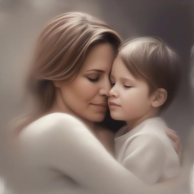 This image captures the tender bond between a mother and her child, making it a perfect wallpaper for Mother's Day.