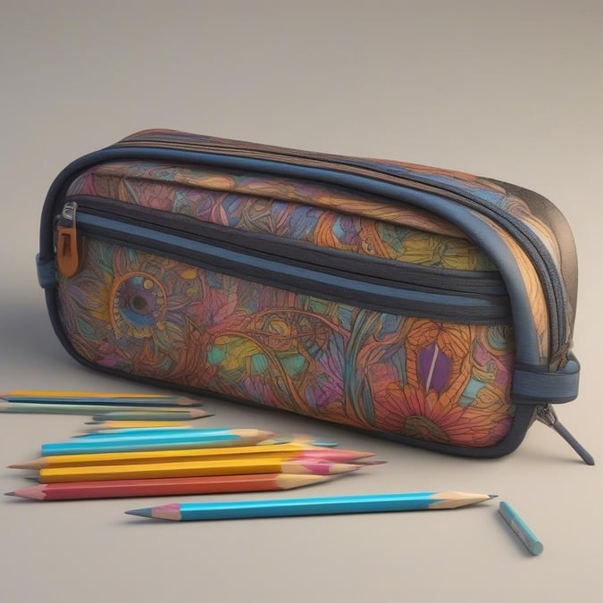 This back-to-school accessory adds a splash of color to your daily routine. The artistic pencil case is covered in a psychedelic pattern, featuring vivid hues that'll make you smile every time you spot it on your desk.