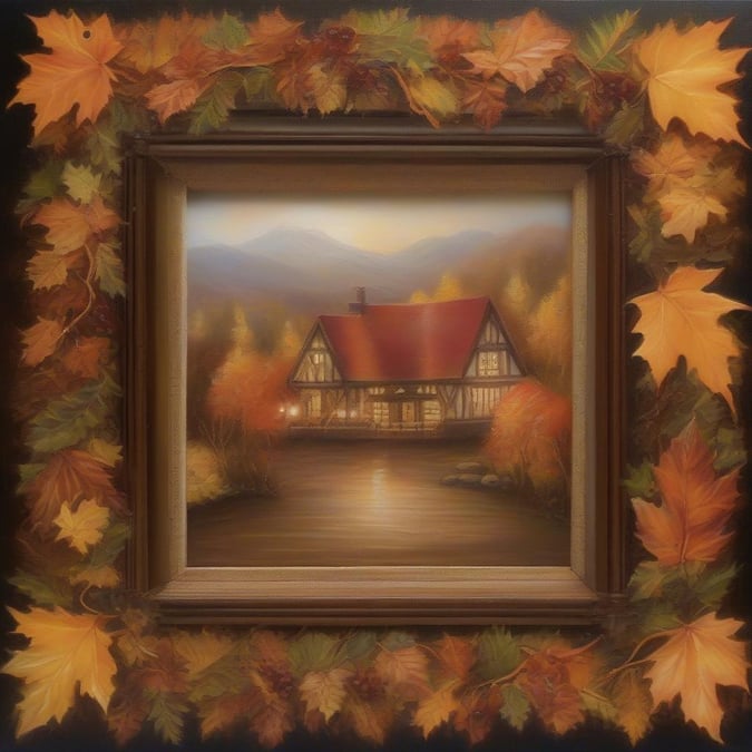 Experience the cozy ambiance of this quaint cottage, adorned with autumn foliage, ready to welcome you for a delightful Oktoberfest adventure.