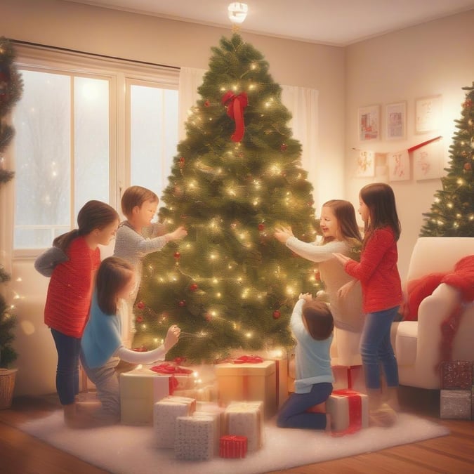 This holiday season, gather your loved ones to light up the Christmas tree with presents waiting to be unraveled. The warmth of togetherness and the excitement of giving and receiving gifts will fill the room with happiness.