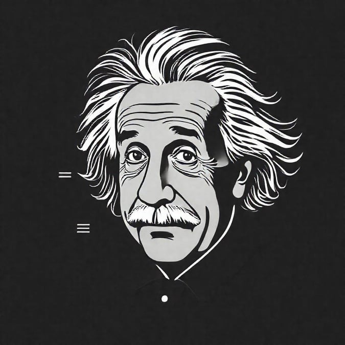 This stunning wallpaper features a portrait of Albert Einstein, the renowned physicist and Nobel laureate. The image showcases his iconic hairstyle and mustache, set against a clean and modern background that exudes sophistication and intelligence. Perfect for fans of science, history, and culture, this wallpaper is sure to inspire and delight.