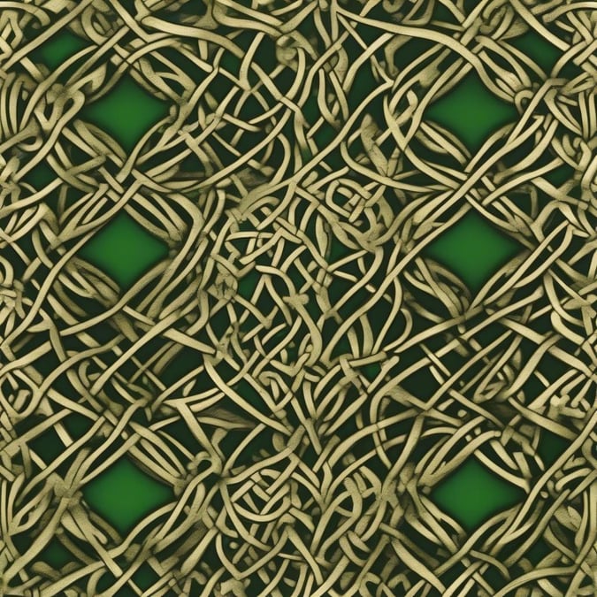 Strikingly intricate Celtic knot designs, reminiscent of ancient manuscript pages or traditional Irish art, for a St. Patrick's Day-themed desktop and mobile wallpaper.