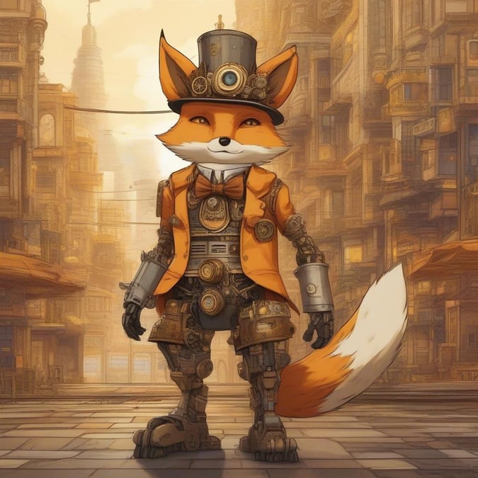 Dyk ner i den livfulla världen av anime med denna fantastiska bakgrundsbild av en steampunk-fågelrobot. De varma orangea och gula nyanserna skapar en fängslande atmosfär, medan intrikata detaljer på robotens huvud och kropp ger djup till scenen.