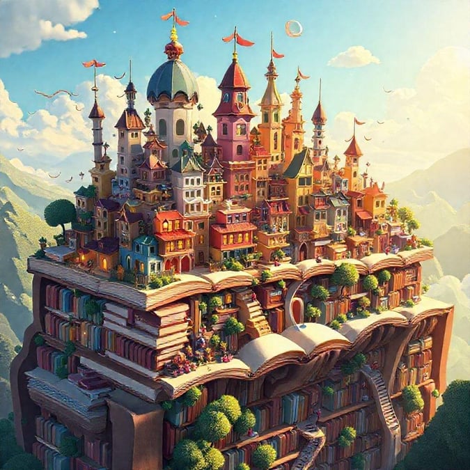 Immerse yourself in a vibrant and imaginative world of cartoon favorites, where fantastical creatures and colorful landscapes await.