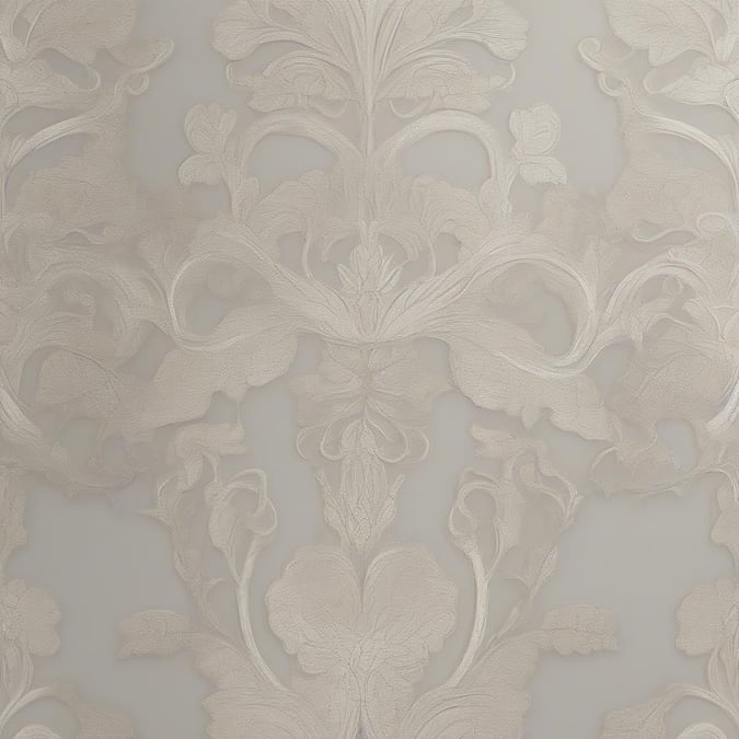 This intricate wallpaper boasts ornate patterns and decorative edges, making it a stunning choice for any room. The beige color gives a warm and neutral backdrop that's perfect for blending with a variety of furniture and decor styles.