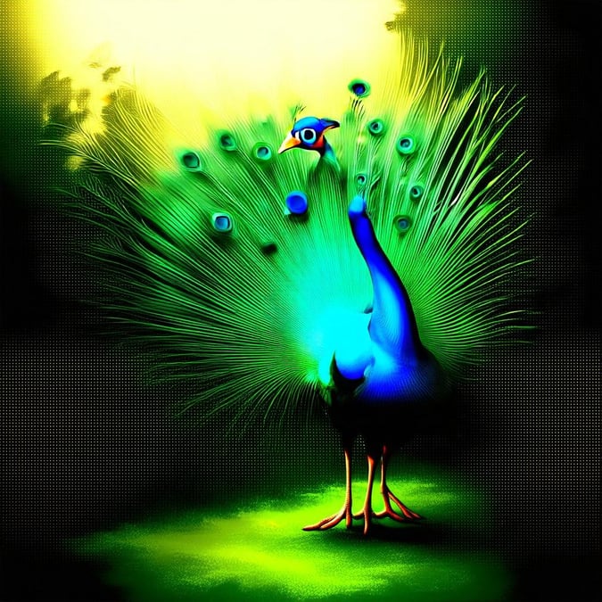 This stunning peacock wallpaper is perfect for anyone who loves animals and wants to add a touch of elegance to their desktop or mobile device.