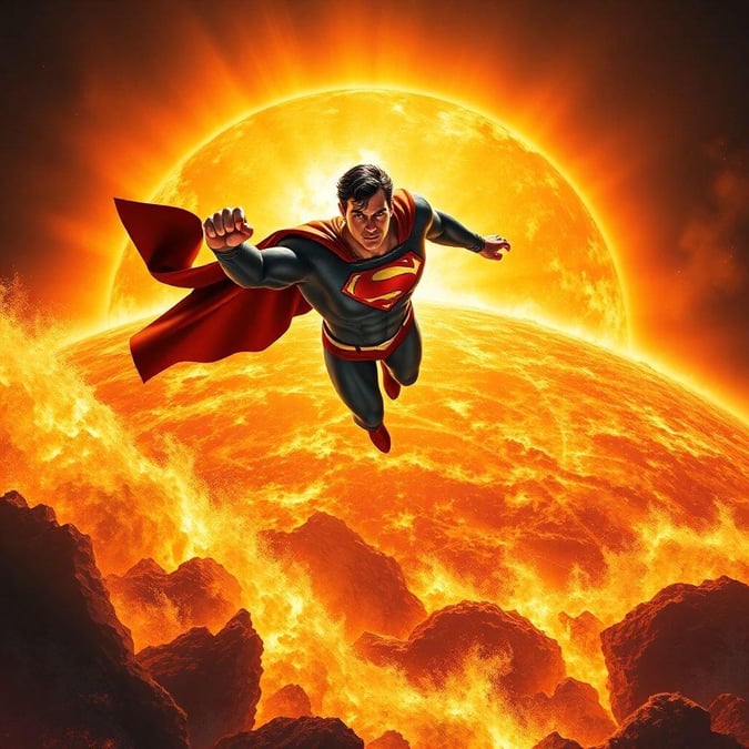 Préparez-vous à sauver la journée avec ce fond d'écran épique de Superman. L'Homme d'Acier est en action, planant dans le ciel avec son emblématique costume rouge et bleu. Cette image saisissante est parfaite pour les fans du super-héros de DC Comics et pour quiconque cherchant à ajouter un peu d'excitation à son fond d'écran de bureau ou mobile.