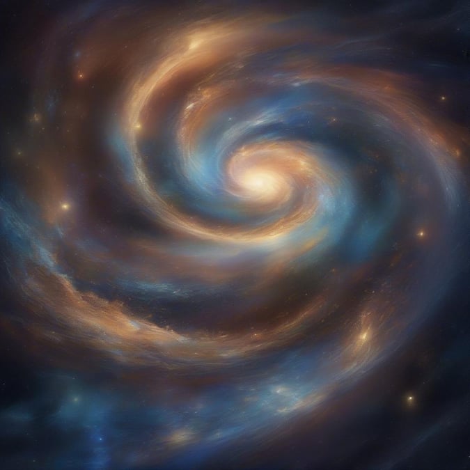 This stunning 3D art wallpaper features a mesmerizing galaxy swirl, perfect for adding a touch of cosmic wonder to your desktop or mobile device.