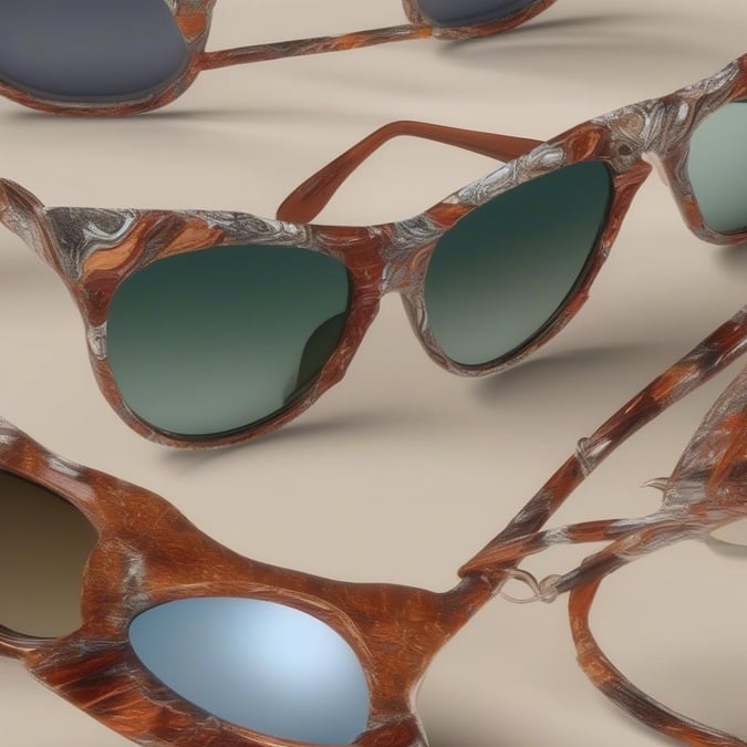 Add a touch of style to your desktop or mobile with this fashionable sunglasses wallpaper.