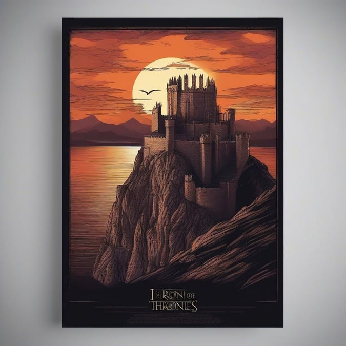 Embrace the grandeur of fantasy with this epic castle scene from a popular medieval-themed television series.