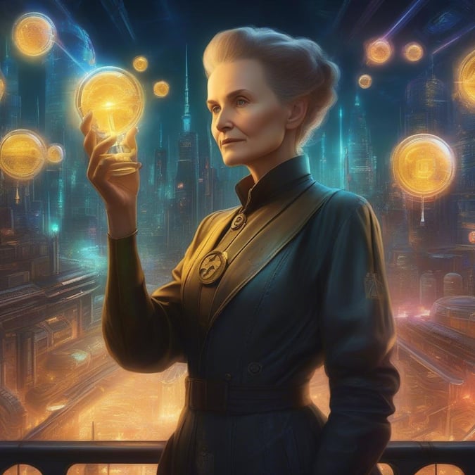 In a world where science fiction becomes reality, one woman stands at the forefront of innovation.