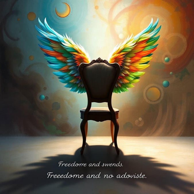 Experience the soaring freedom and sweetness that comes from being true to yourself. This wallpaper brings you a visually stunning and inspirational quote, perfect for desktop and mobile.