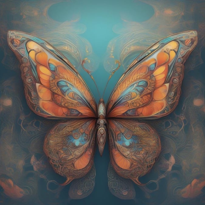 This beautiful butterfly wallpaper is perfect for anyone who loves nature and wants to add a touch of elegance to their desktop or mobile device. The intricate details and vibrant colors of the butterfly make it a stunning addition to any digital background.