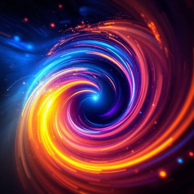 This mesmerizing wallpaper features a swirling galaxy of colors, evoking the dynamic energy of music. Perfect for music lovers and space enthusiasts alike, this image is sure to add a touch of cosmic wonder to any device.