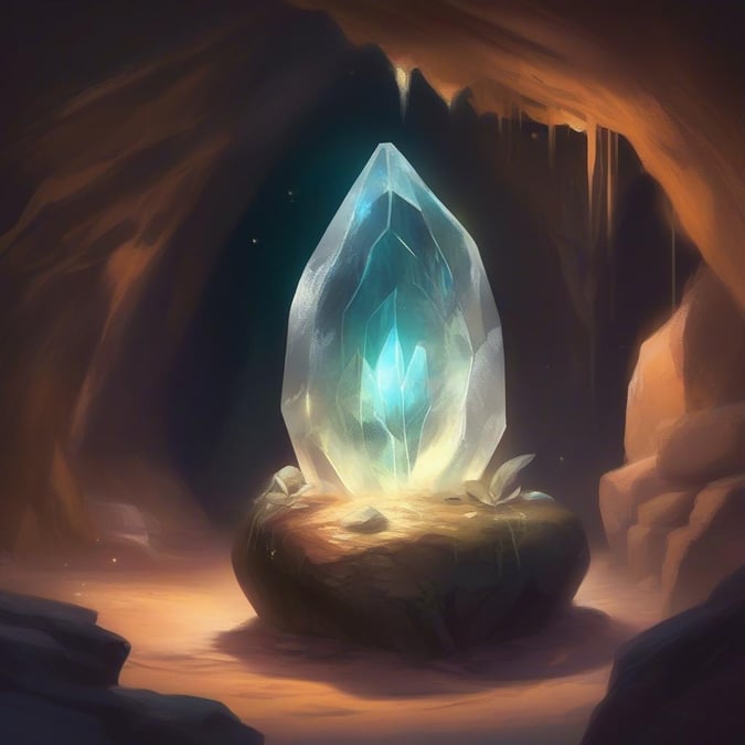 This stunning crystal cave wallpaper is perfect for adding a touch of elegance to your desktop or mobile device. The intricate details and vibrant colors of the crystals will transport you to a world of wonder and magic.