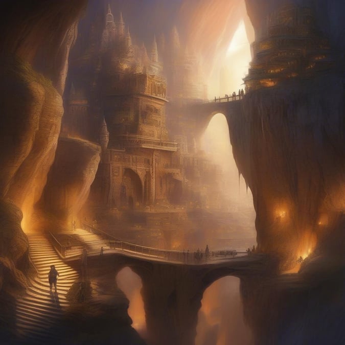 Step into a mystical world, where stone towers reach for the sky and ancient paths weave through the heart of nature.