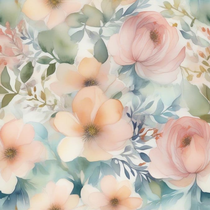 Add a touch of elegance to your space with this beautiful floral wallpaper.