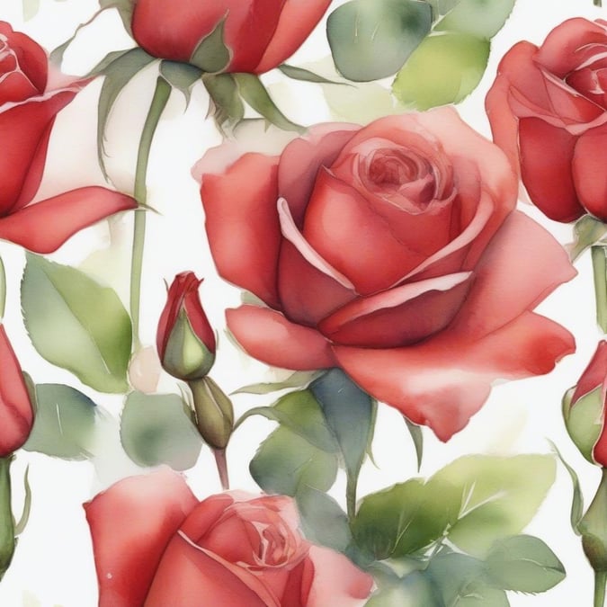 Celebrate the beauty of Mother's Day with this charming bouquet of roses. The soft petals and delicate green leaves capture the essence of love and care. This wallpaper is perfect for your desktop or mobile device, making every day a special occasion.