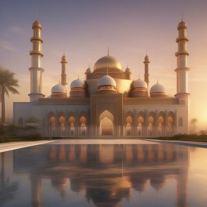 This beautiful wallpaper captures the essence of Ramadan and Eid, with its stunning architecture and serene atmosphere. Perfect for desktop and mobile use, this wallpaper is sure to bring a sense of peace and tranquility to your device.