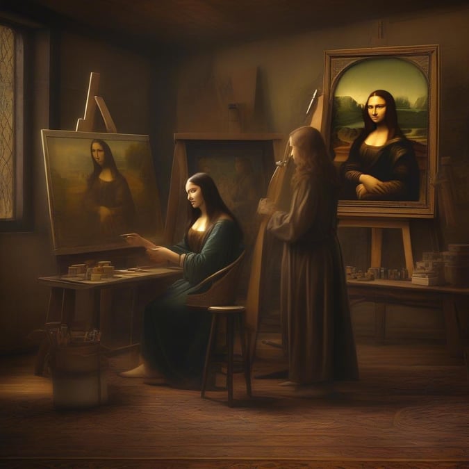 Get inspired by the enigmatic smile of the Mona Lisa, one of the most famous paintings in the world. Created by the renowned artist Leonardo da Vinci, this masterpiece is a must-have for any art lover.