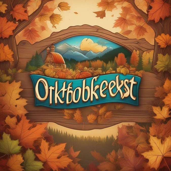 Get into the festive spirit with this vibrant Oktoberfest wallpaper, perfect for desktop and mobile devices. Celebrate the season with a colorful and lively design that captures the essence of the famous German festival.