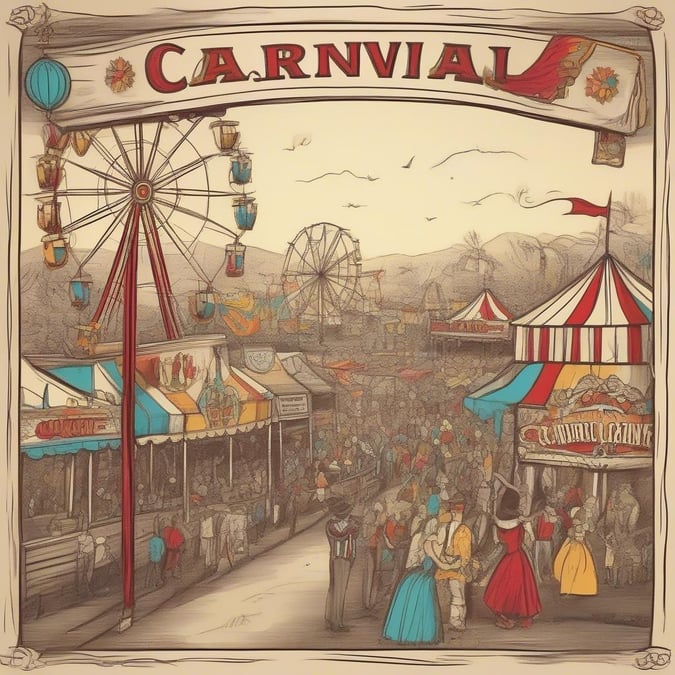 Step right up to the lively carnival midway filled with thrilling rides, games, and laughter. Don't miss the excitement of a day out at the fair!