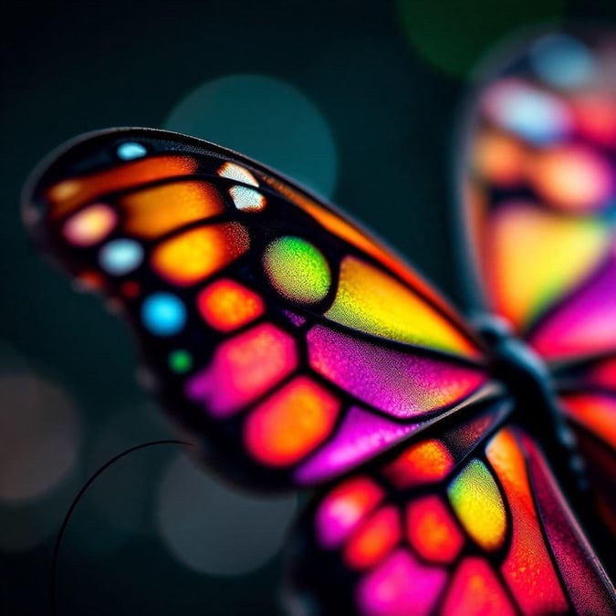 Add a touch of nature to your desktop or mobile device with this beautiful butterfly wallpaper. The colorful design features a stunning butterfly with vibrant wings, perfect for anyone who loves nature and wildlife.