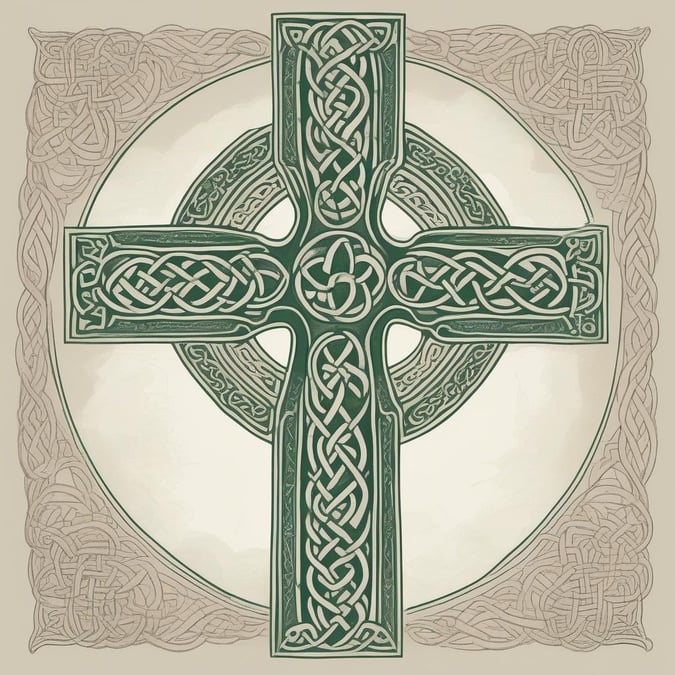 This stunning wallpaper features a beautiful Celtic cross, perfect for adding a touch of Irish heritage to your desktop or mobile device. The intricate design and vibrant colors make it a great way to celebrate St. Patrick's Day all year round.