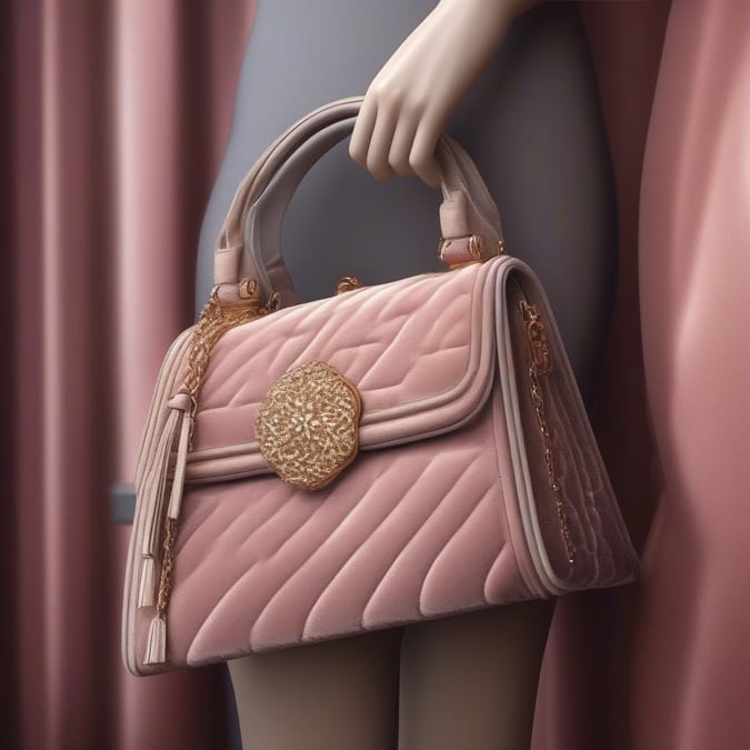 Discover the epitome of luxury with this exquisite pink handbag. Its elegant design and quilted texture make it a perfect accessory for any sophisticated style.